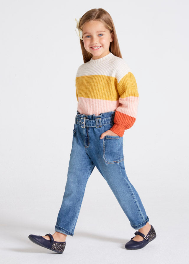 Jeans slouchy fit bambina ECOFRIENDS 4506