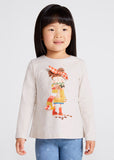 Maglietta ECOFRIENDS manica lunga bambola bambina 4029