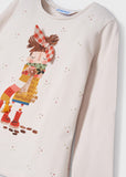 Maglietta ECOFRIENDS manica lunga bambola bambina 4029