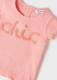 Maglietta manica corta ECOFRIENDS neonata 1032