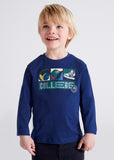 Maglietta manica lunga grafica bambino ECOFRIENDS 4015