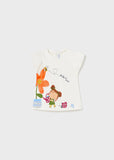 Set 2 magliette cotone sostenibile neonata 1011